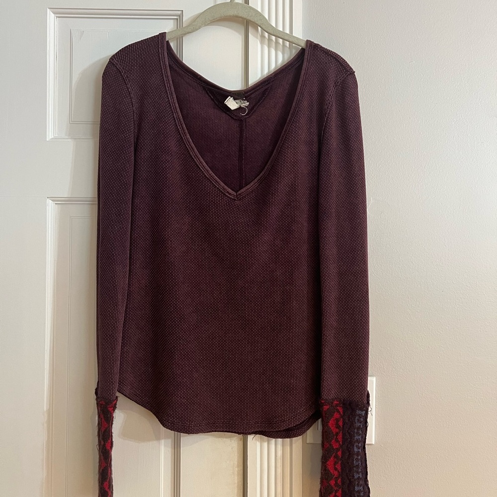 Free people, long sleeve top